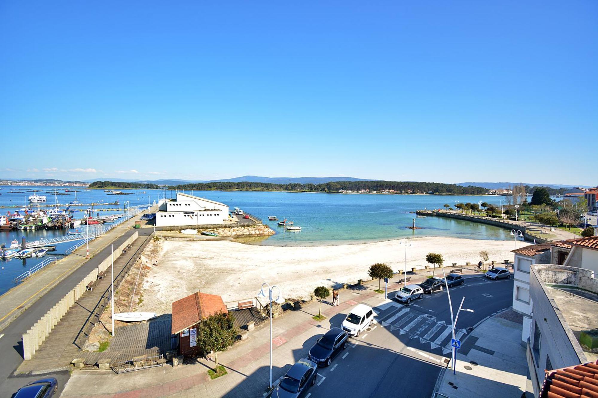 Apartamento Con Terraza Frente Al Mar En O Grove Eksteriør billede